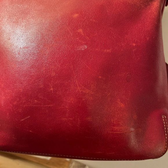 Coach 9326 Red Legacy Slim Duffle Crossbody Bag - Picture 6 of 12